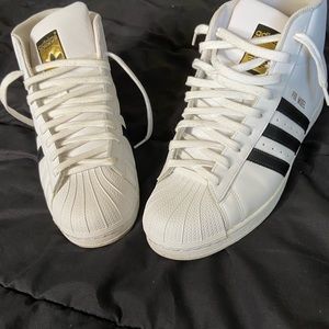 ADIDAS PRO MODEL SHELL HEAD WITH BLACK STRIPS 11.5